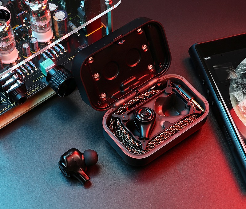 TINHIFI T2000｜MMCX有線／完全ワイヤレスの2Wayで使える デュアル